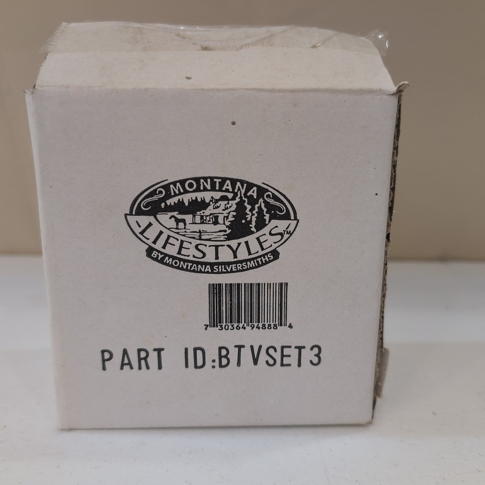 Montana Silversmiths Barnitivity 3pc Set Animal Figurines Cow Pig Dog New‎ - Picture 7 of 7